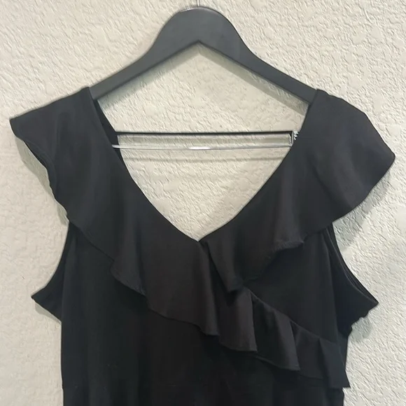 Alya XL little black lounge dress - Picture 4 of 9